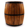 Natural or Whitewashed Wooden Beer Barrel Table or Stool with Internal Storage