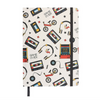 Retro 80s Print A5 Notebook