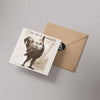 Massive Cock Vintage Comedy 14x14cm Greetings card (Blank Inside)