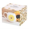 Hello Sunshine with 3D Sunflower Rounded Mug