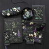 Deadly Nightshade Keyring with Black Obsidian