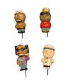 Hip Hop 90s Rapper Legends Gnome Plant Pal Mini Figurines