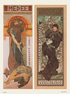 Art nouveau Art Print A3 Poster by Alphonse Mucha Medee