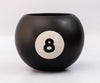 Classic Black Round 8 Ball Vase or Pen Holder