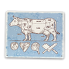 Vintage Metal Sign - Butchers Cuts of Beef Retro Sign