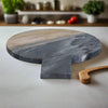 Black Marble, Terrazzo & Mango Wood Round Chopping Board