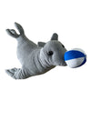 Cute Baby Seal With Beach Ball Soft Toy Door Stop