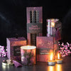 Dark Romance Black Twist Taper Candles Set of 3