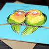 Forever & Always Card - Love Birds Romantic Card