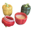 Bell Pepper Shape Scented Candle Pot with Lid 11 cm