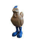 Bamboo Carved Chicken With Welly Boots