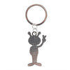 Glow in the Dark Fun Alien Keyring
