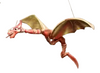 Large Dragon Coconut Mobile in Green, Red or Natural