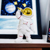 Singing Astronaut Sculpture with Microphone