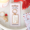 Love Letter To My Love Gold Enamel Keyring
