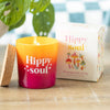 Hippy Soul Pomegranate & Fig Candle Pot with Cork Lid