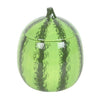 Watermelon Shaped Ceramic Lidded Candle Jar