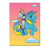 He-Man & My LIttle Pony Retro Fusion Greetings Card