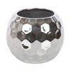 Retro Silver Disco Ball Planter/Vase