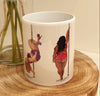 Curvy Dancing Ladies Pole dancer Mug