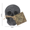 Set Of 4 Grey Skull Coasters