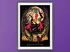 Something Wicked This Way Comes Flying Witches Art Print
