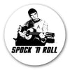 Spock n' Roll Round Refrigerator Magnet