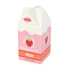 Retro Strawberry Milk Carton Flower Vase