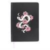 Floral Snake Black A5 Lined Notebook