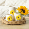 Hello Sunshine with 3D Sunflower Rounded Mug