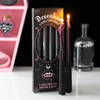 Set of 4 Black Vampire Tears Taper Candles in Pink or Red