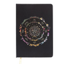 Wheel of the Year Astrology Black A5 Notebook