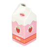 Retro Strawberry Milk Carton Flower Vase