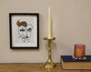 Traditional Gold Metal Pillar Candlestick Holders in 3 Sizes